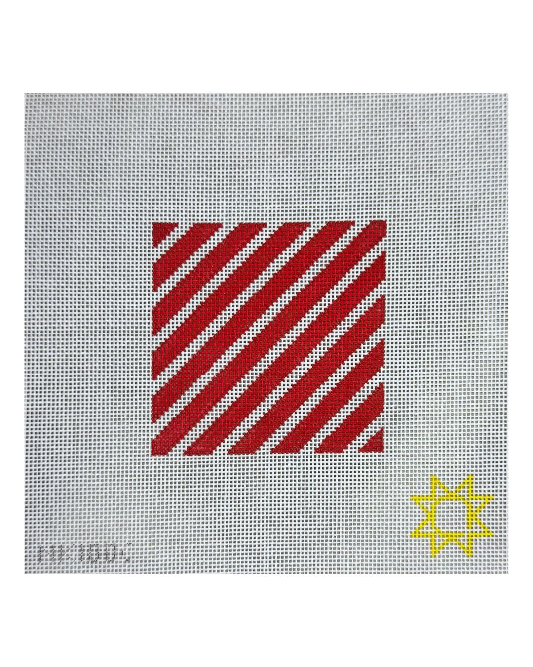 3x3 Red Diagonal Insert
