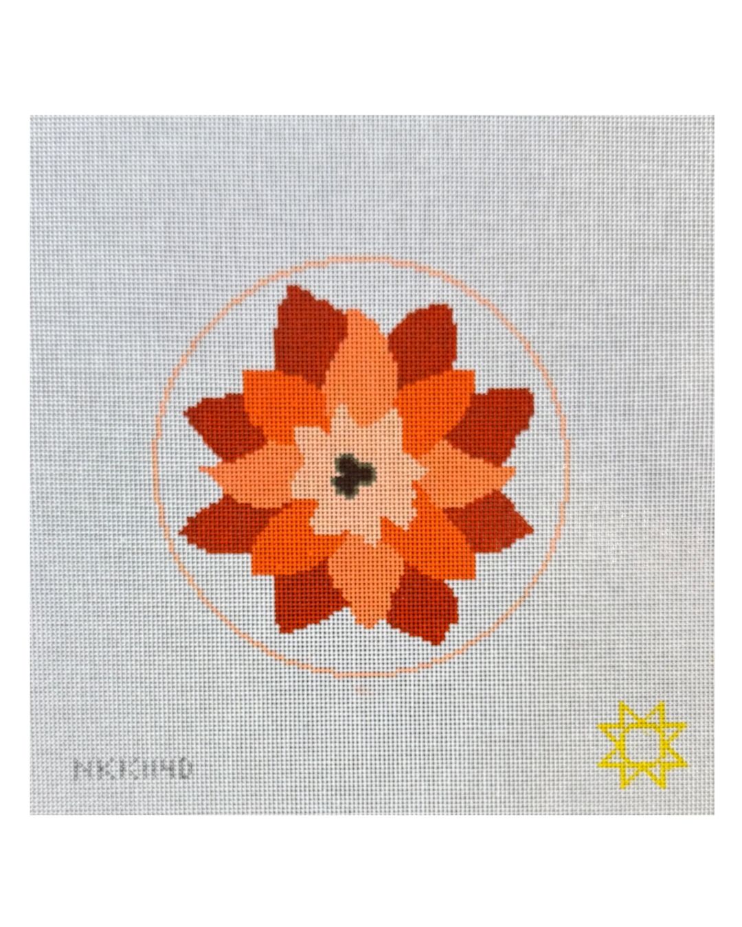 Whimsical Flower Orange