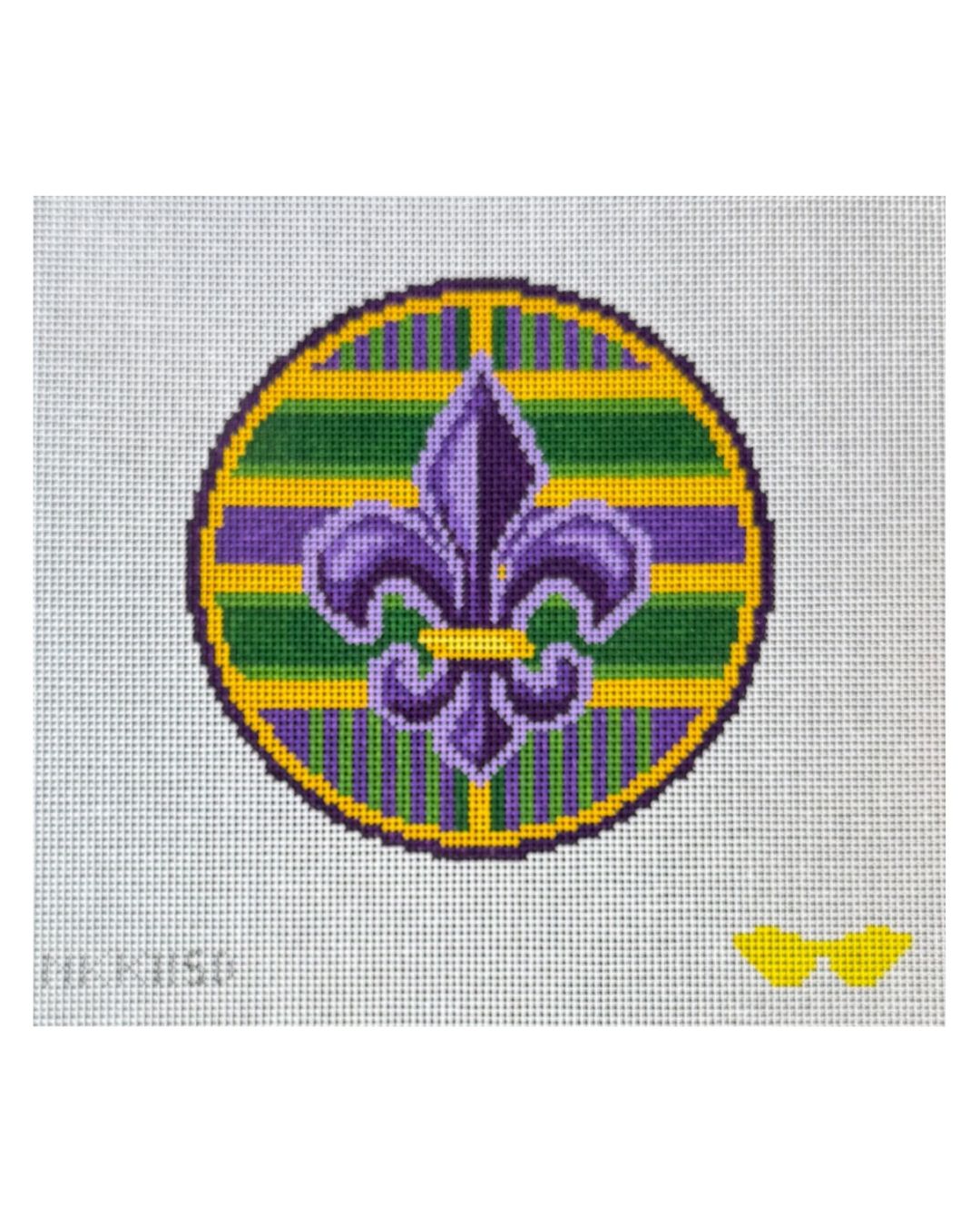 Fleur de lis Round
