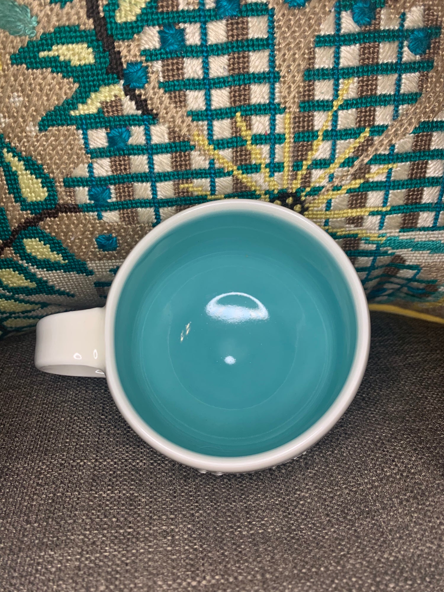 Small Needlepoint Mug