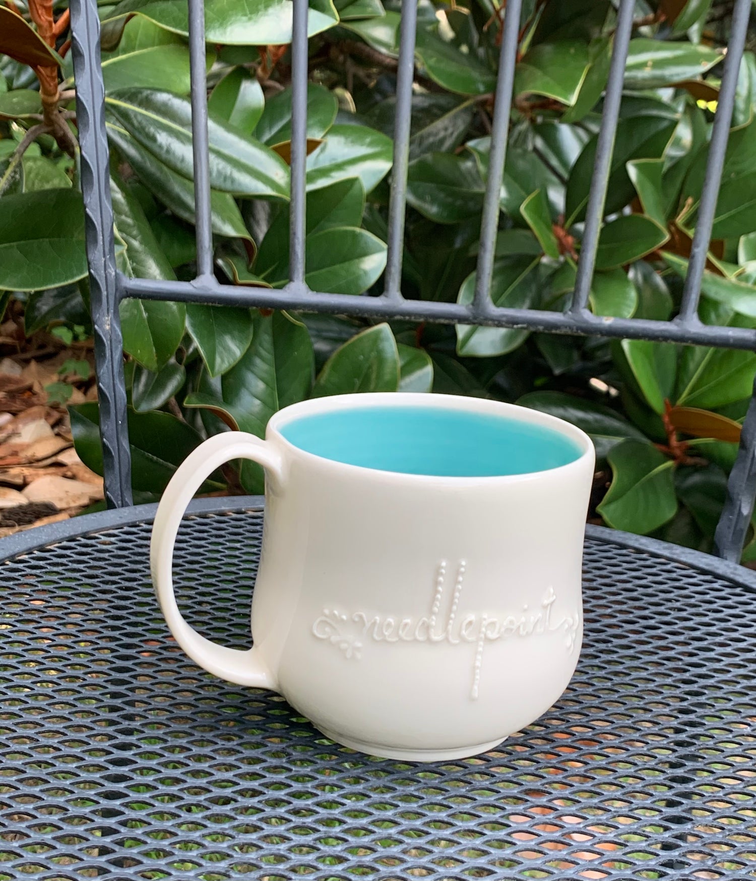 Large Needlepoint Mug