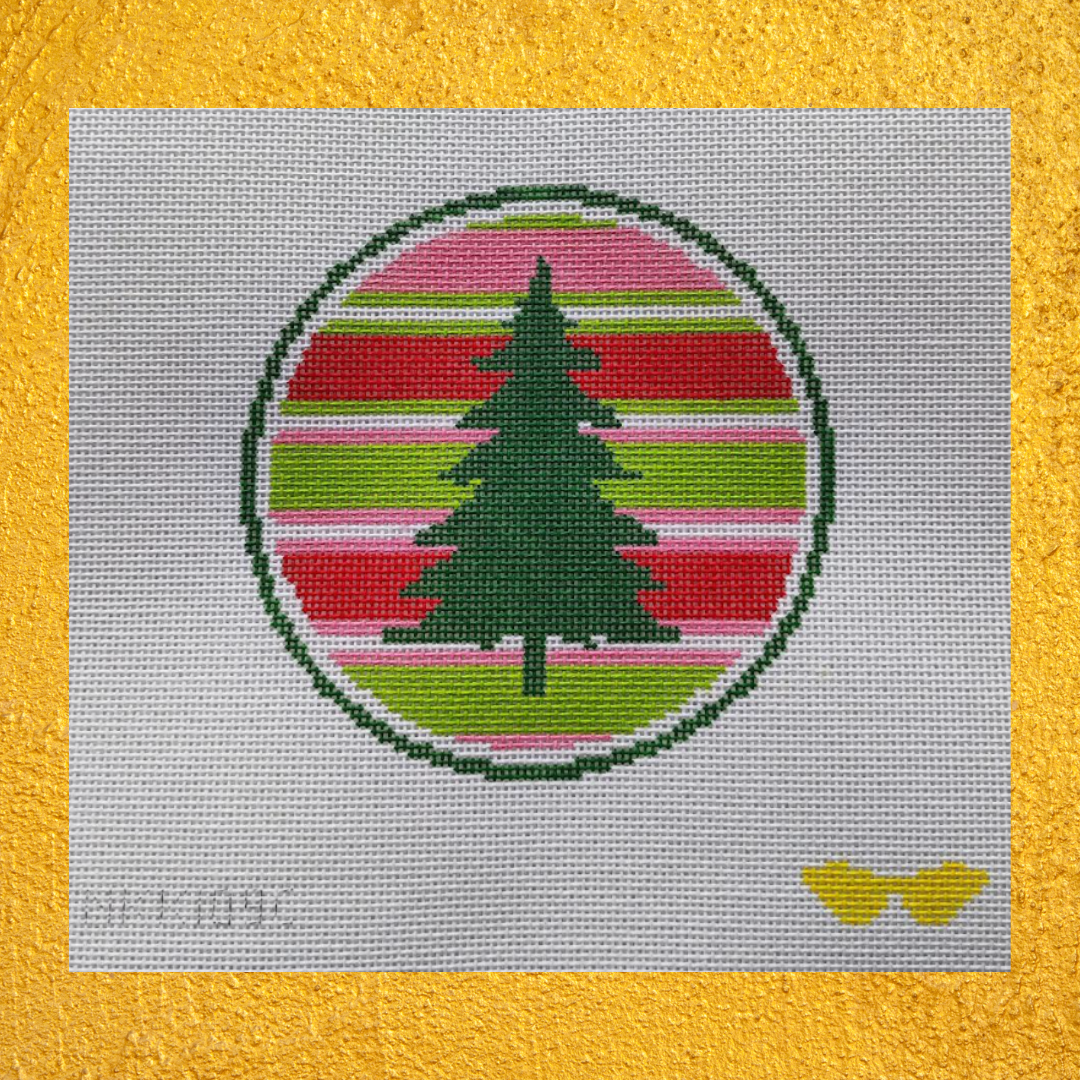 Stripes Tree Round