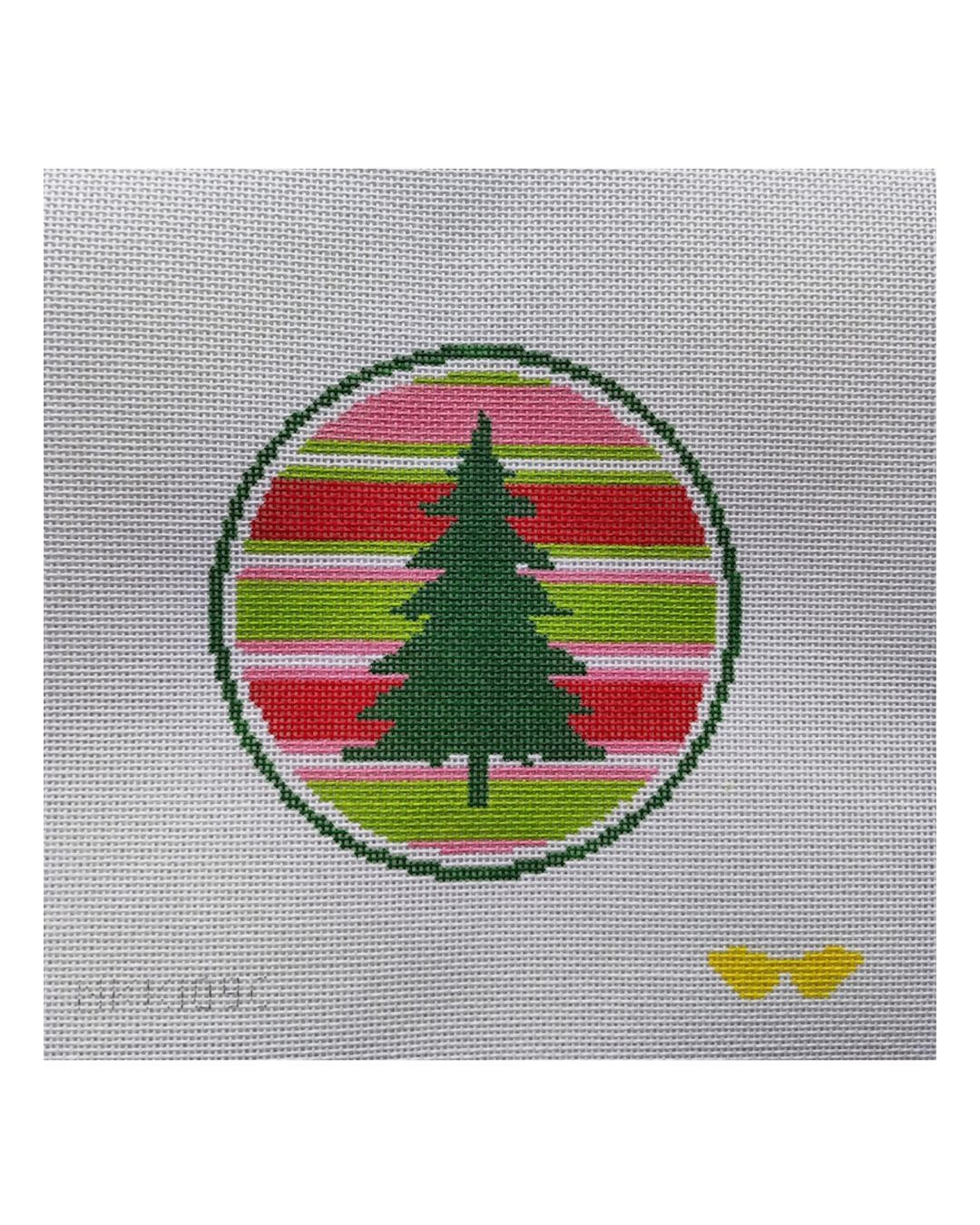 Stripes Tree Round