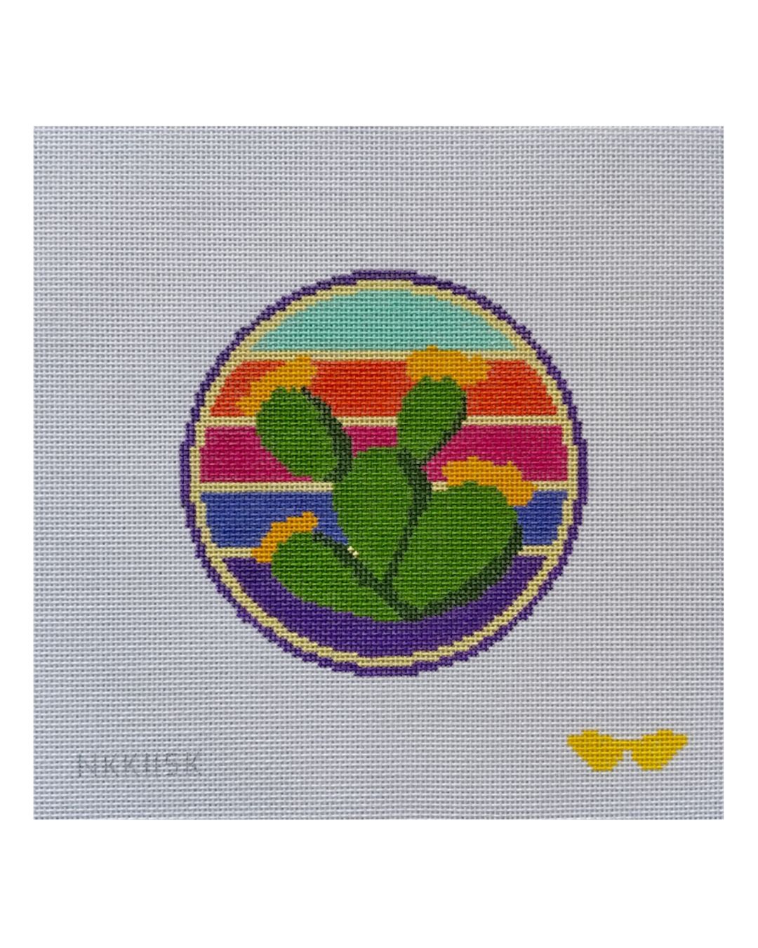 Prickly Pear Cactus Round