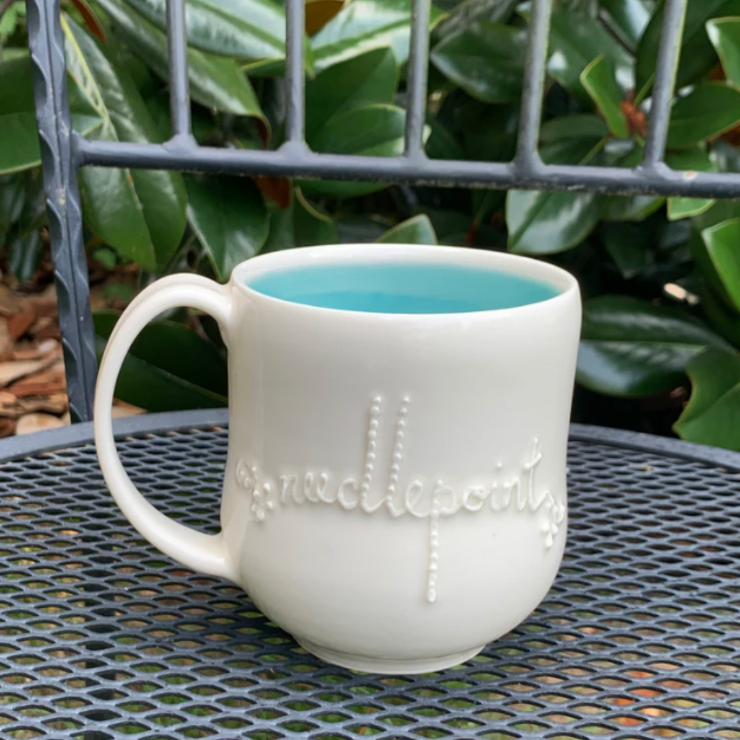 Medium Needlepoint Mug