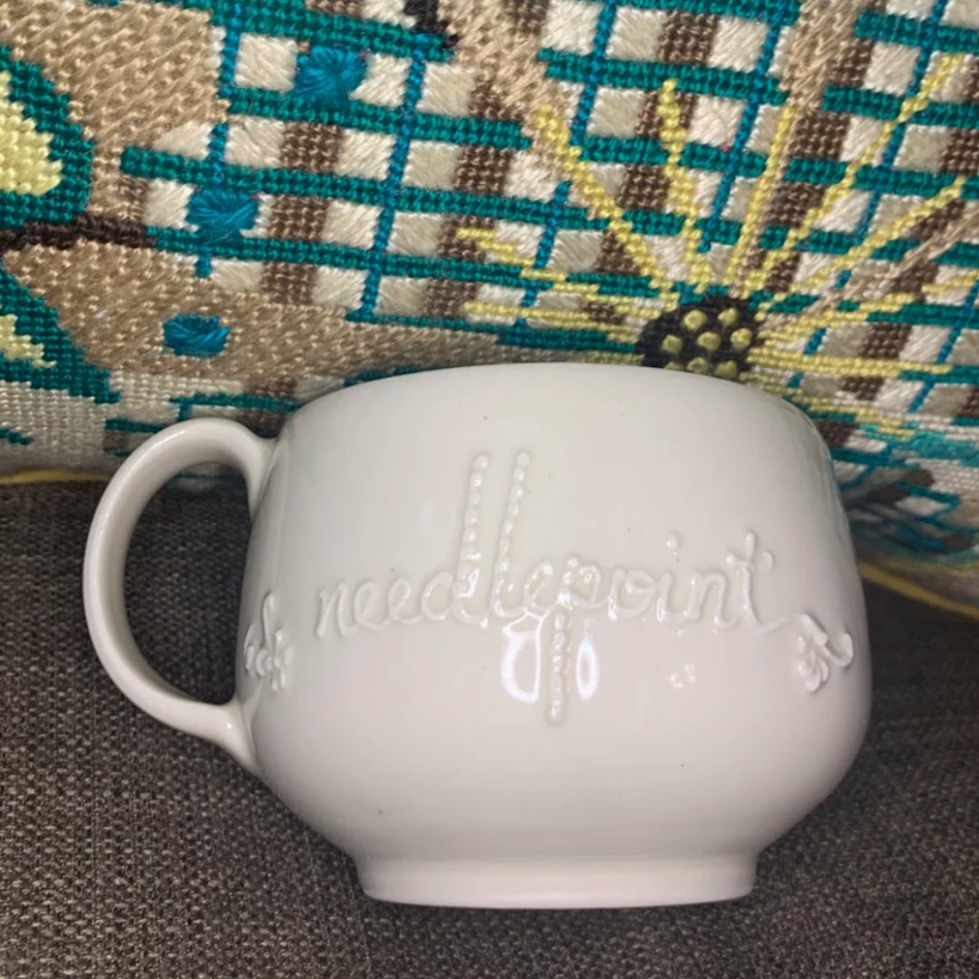 Small Needlepoint Mug