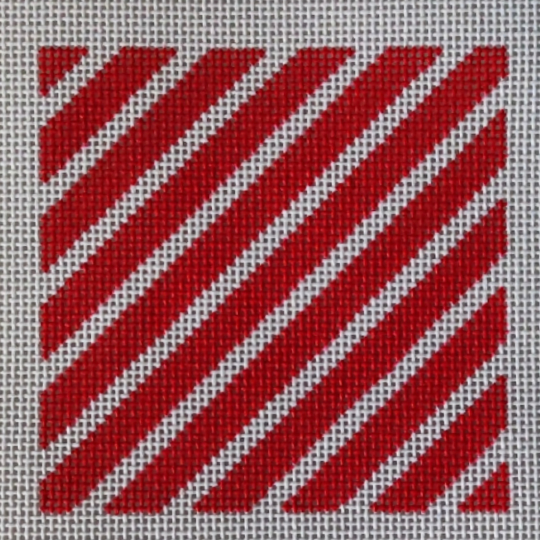 3x3 Red Diagonal Insert – Audra