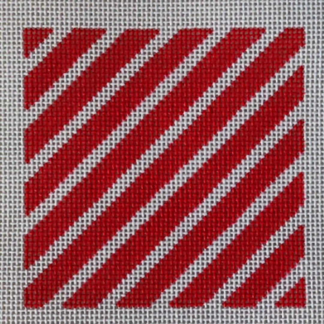 3x3 Red Diagonal Insert