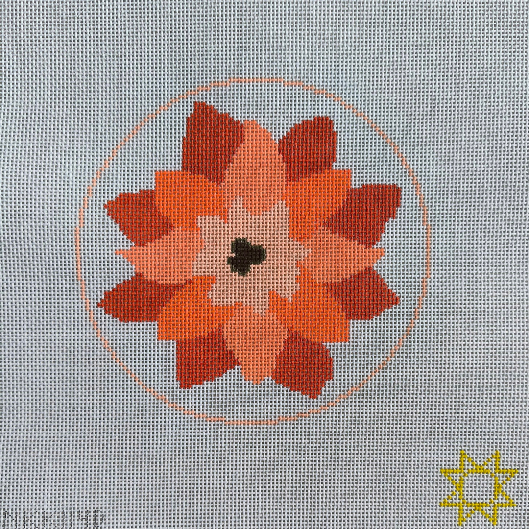 Whimsical Flower Orange